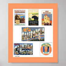 Posters del viaje del vintage