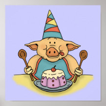 posters guarros hambrientos del cumpleaños