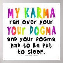 Posters, impresiones - dogma, karma