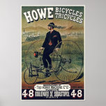 Posters/impresiones: Howe monta en bicicleta los t