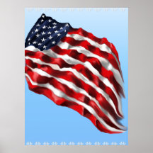 Posters intrépidos de la bandera