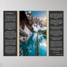 Posters majestuosos del Mountain View de los desid
