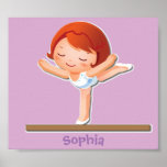 Posters personalizados de la gimnasia