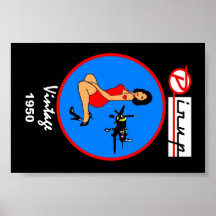 POSTERS PIN-UP vintage 1950