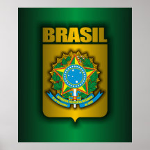 Posters y impresiones de acero del "Brasil"