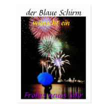 Postkarte - Silvester