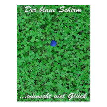Postkarte - Viel Glück