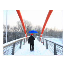 Postkarte - Winterspaziergang