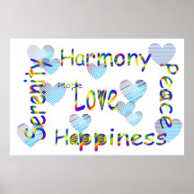POSTR.902.LOVE.HARMONY.LIGHTBCK POSTER