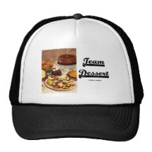 Postre del equipo (actitud del postre) gorros bordados