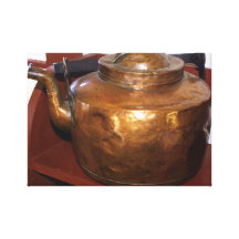 Pote de cobre impresiones en lona estiradas