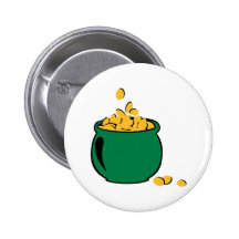 Pote del oro del St. Patricks Pins