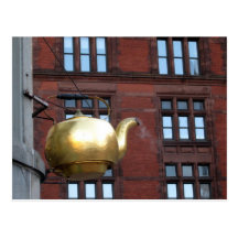 Pote del té de Boston Tarjeta Postal