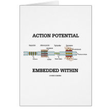 Potencial de acción encajado dentro (empalmes de l felicitaciones