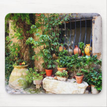 Potes de la ventana alfombrillas de ratón