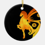 Potro de la llama adorno de navidad