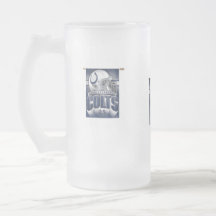 Potros, taza del vidrio esmerilado