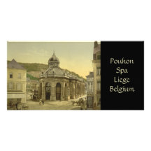 Pouhon, balneario, Lieja, Bélgica Tarjetas Con Fotos Personalizadas