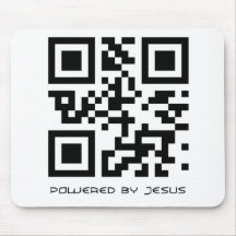 POWERED BY JESUS MOUSEPAD