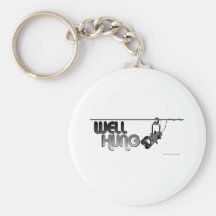 Pozo colgado (elipsoidal) llavero personalizado