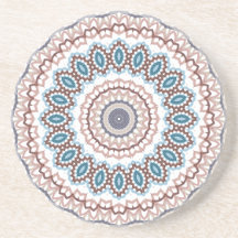 Práctico de costa abstracto decorativo posavasos personalizados