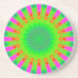 Práctico de costa abstracto posavasos cerveza