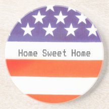 Práctico de costa americano casero dulce casero posavasos personalizados