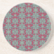 Práctico de costa con clase del bohemio del navida posavasos diseño