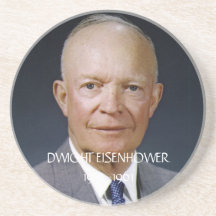 Práctico de costa de Dwight Eisenhower Posavaso Para Bebida