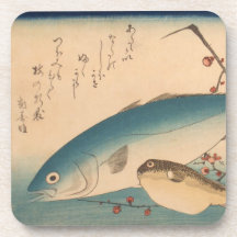 práctico de costa de Hiroshige del ichiryusai Posavasos