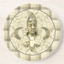 Práctico de costa de la estatua del ángel de Fleur Posavasos Diseño