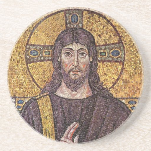 Práctico de costa de la piedra arenisca del mosaic posavasos manualidades