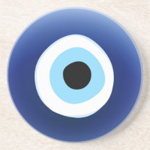 Práctico de costa de la protección de mal de ojo posavasos diseño