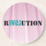 Práctico de costa de la revolución del amor posavaso para bebida