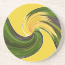 Práctico de costa de la torsión de LemonLime Posavasos Cerveza
