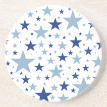 Práctico de costa de las estrellas azules posavasos cerveza