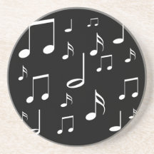 práctico de costa de las notas musicales posavasos personalizados