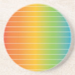 Práctico de costa del arco iris posavasos diseño