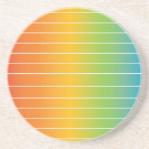 Práctico de costa del arco iris posavasos diseño