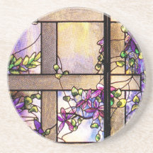 Práctico de costa del enrejado del Clematis del vi Posavasos Manualidades