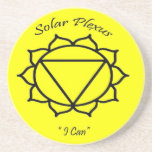 Práctico de costa del plexo solar del ~ de Chakra Posavasos Para Bebidas