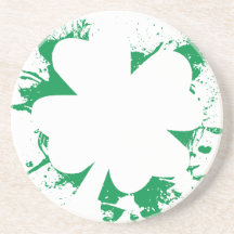 Práctico de costa irlandés de la plantilla de la p posavasos cerveza