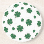 Práctico de costa irlandés del balón de fútbol posavasos cerveza