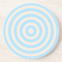 Práctico de costa - redondo - azul claro y crema d posavasos manualidades