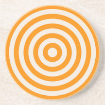 Práctico de costa - redondo - crema del naranja y  posavaso para bebida