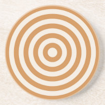 Práctico de costa - redondo - Perú Brown y crema d Posavasos Diseño