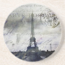 Práctico de costa texturizado de París Posavasos Manualidades
