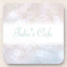 Prácticos de costa blancos personalizados del boke posavasos