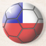 Prácticos de costa del balón de fútbol de Chile Posavasos Para Bebidas