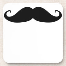 ¡Prácticos de costa del bigote! Posavasos De Bebidas